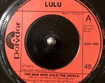 1974 Lulu - The Man Who Sold The World , Vinyl, 7", 45 RPM, Single