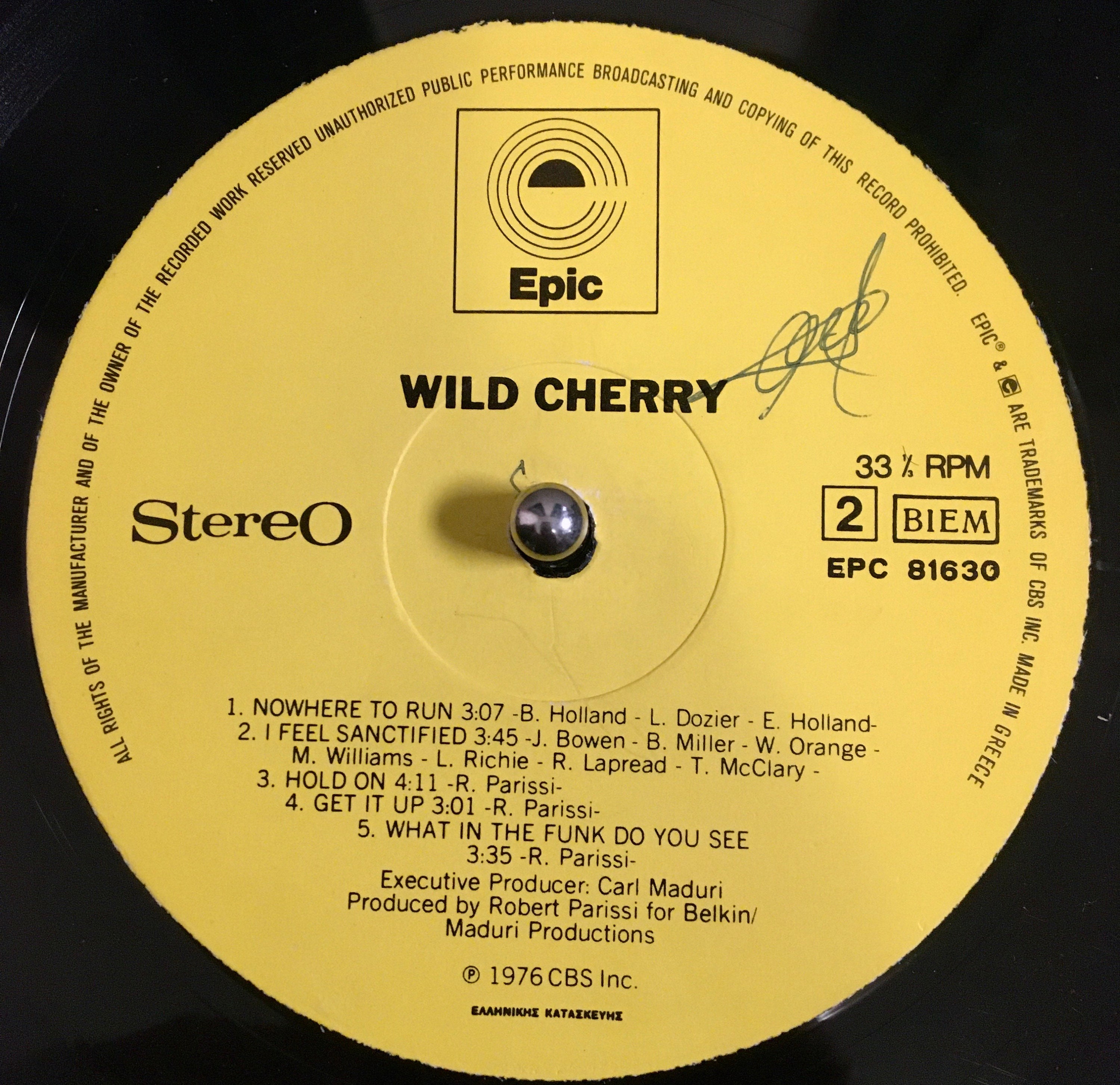 Wild Cherry 1976 Vinyl LP - Rare Greek Press - Etsy