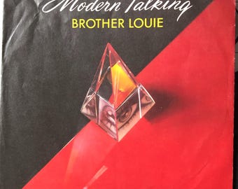 1986 Modern Talking – Brother Louie , Vinyl, 7", 45 RPM, Single, Stereo