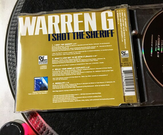 CD - 1997 Warren G - I Shot the Sheriff , CD, Single - Etsy