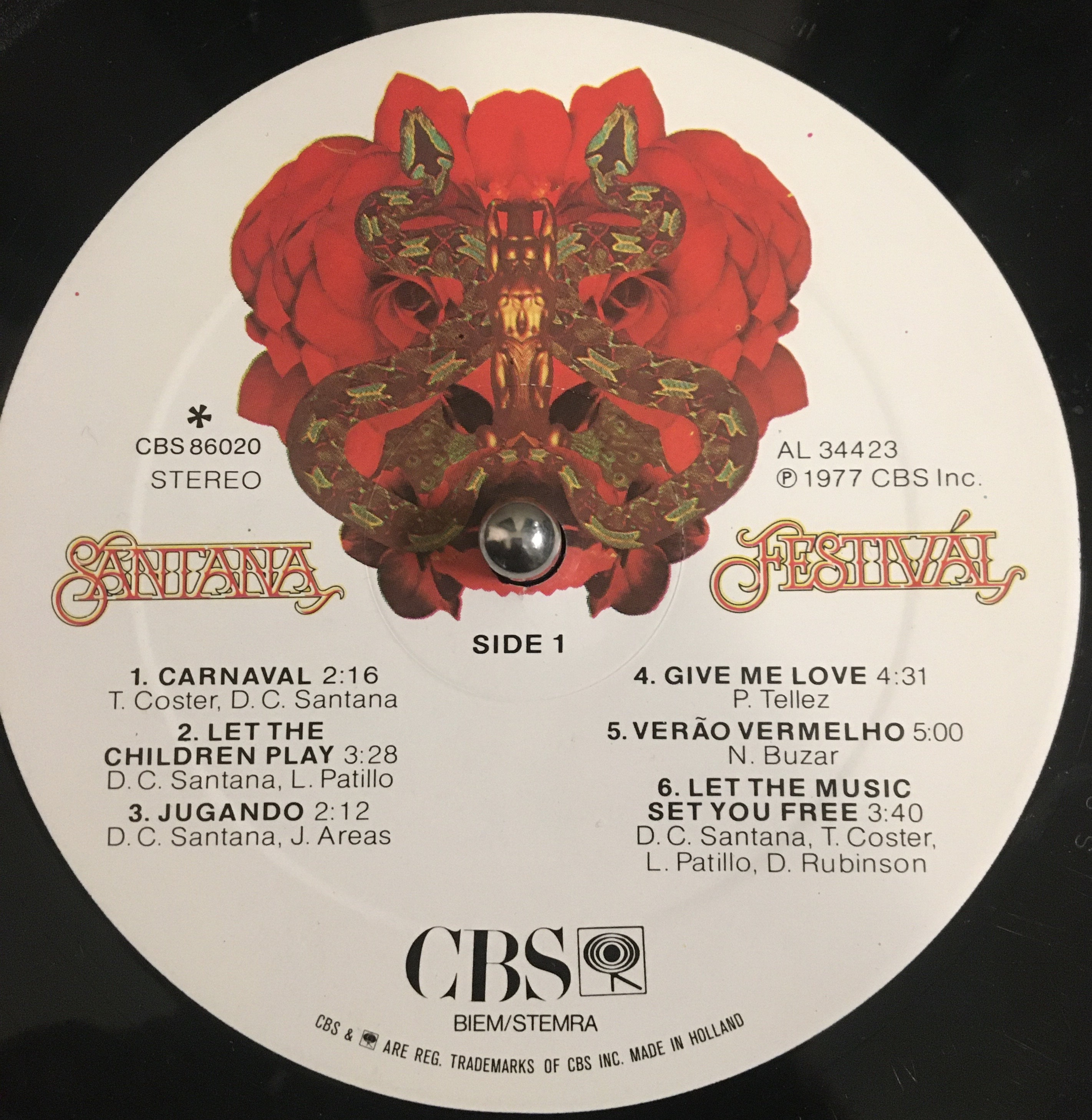 1977 Santana - Festivál , Vinyl, LP, Album Rare Greek Press 1977 Santana - Festivál , Vinyl, LP, Album Rare Greek Press