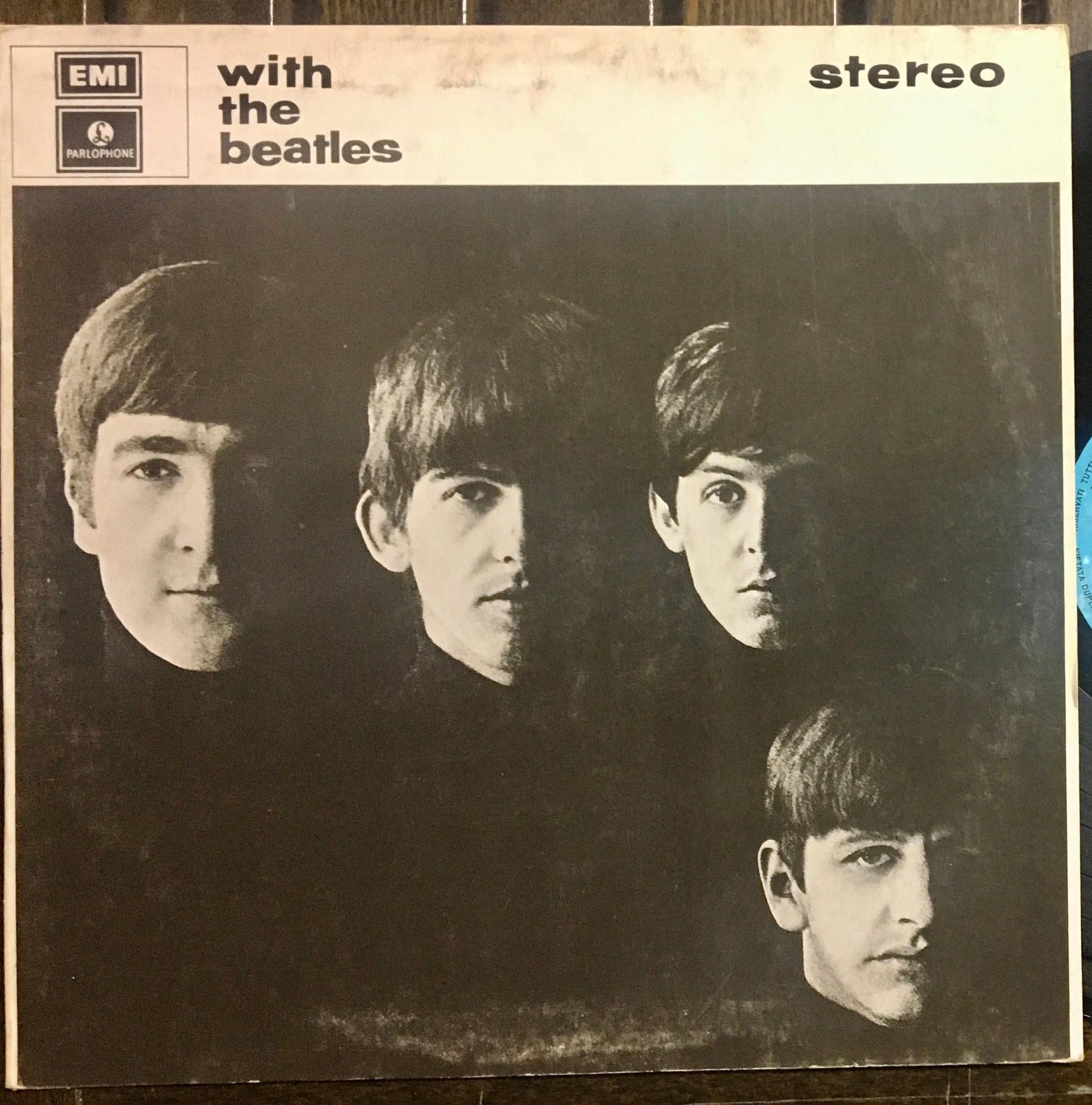 1976 the Beatles – With the Beatles , Vinyl, LP, Album, Stereo - Etsy