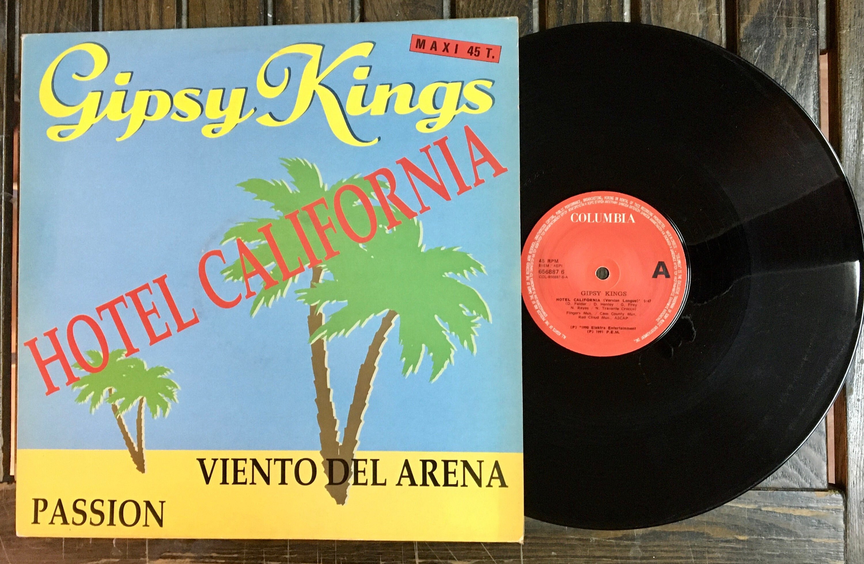 1991 Gipsy Kings Hotel California Vinyl 12 45 RPM Etsy