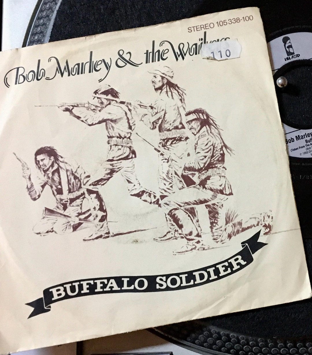 1983 Bob Marley The Wailers Buffalo Soldier Vinyl 7 Single 45 1983-bob-marley-the-wailers-buffalo-soldier-vinyl-7-single-45