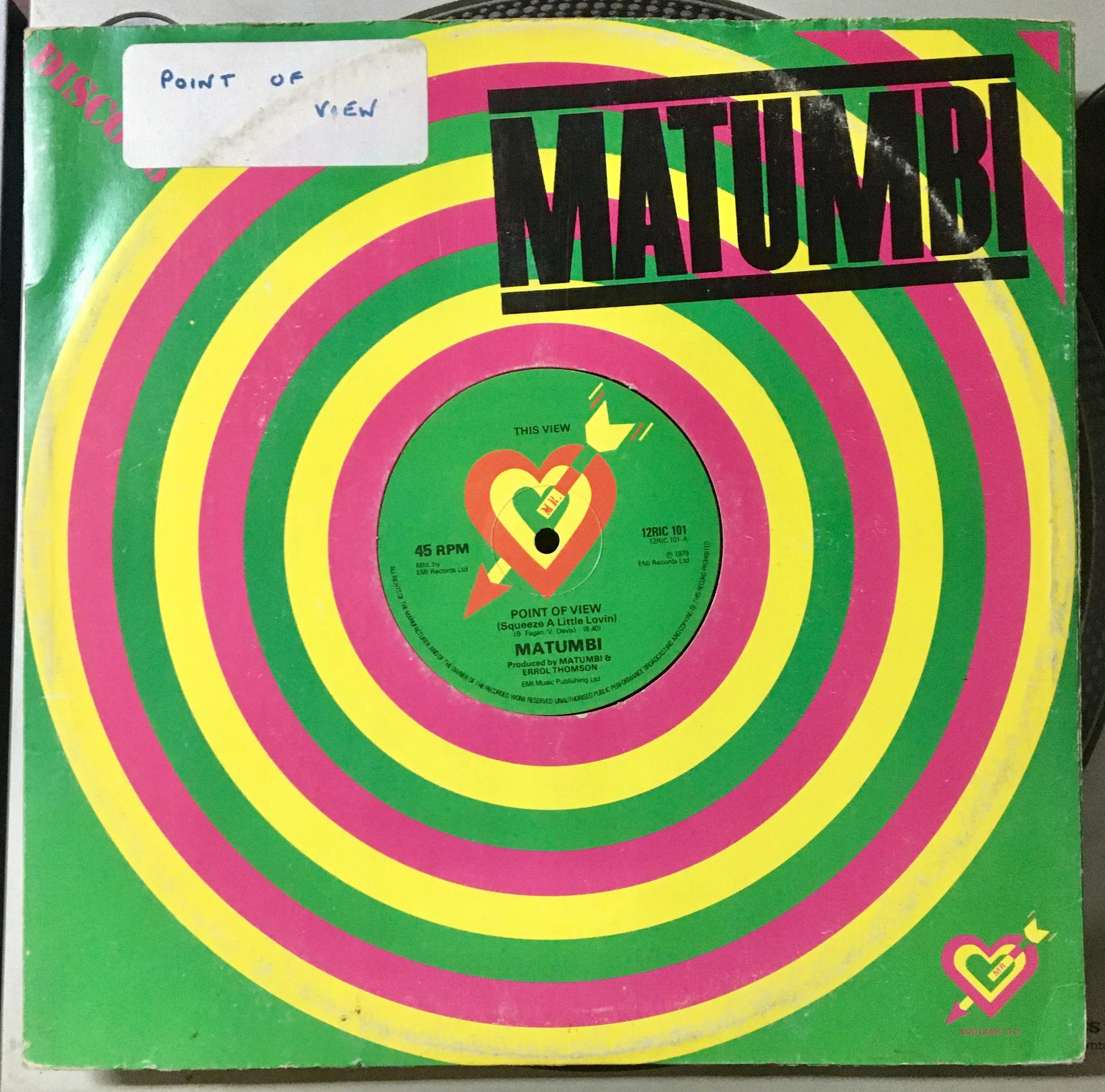 1979 Matumbi - Point of View (squeeze A Little Lovin) Vinyl