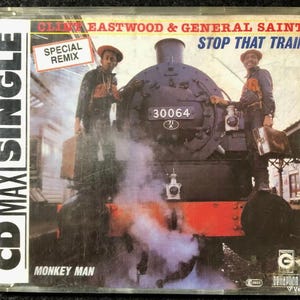 CD - Clint Eastwood y General Saint - Stop That Train 1991 ¡Raro CD Single!