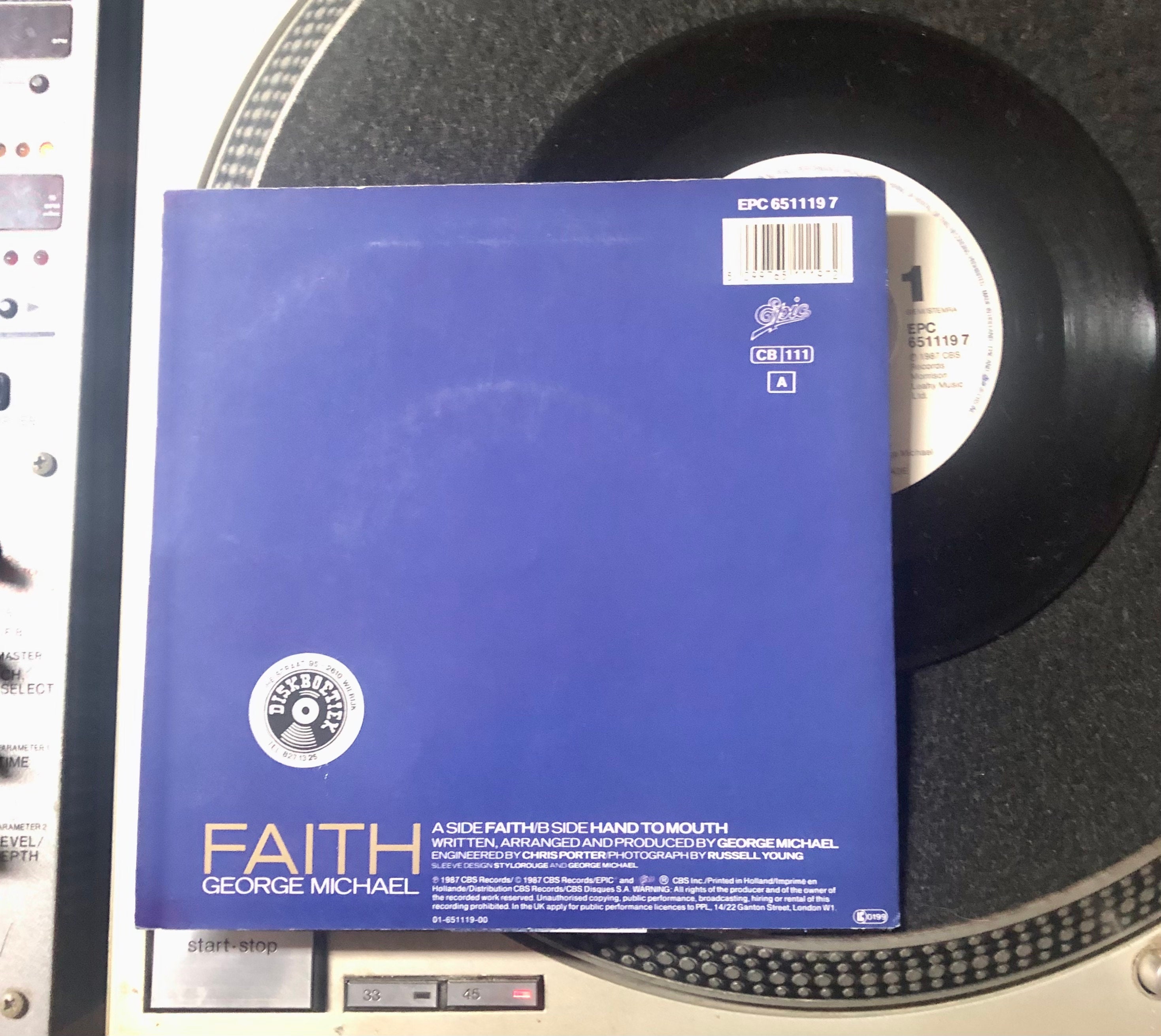 1987 George Michael - Faith , Vinyl, 7