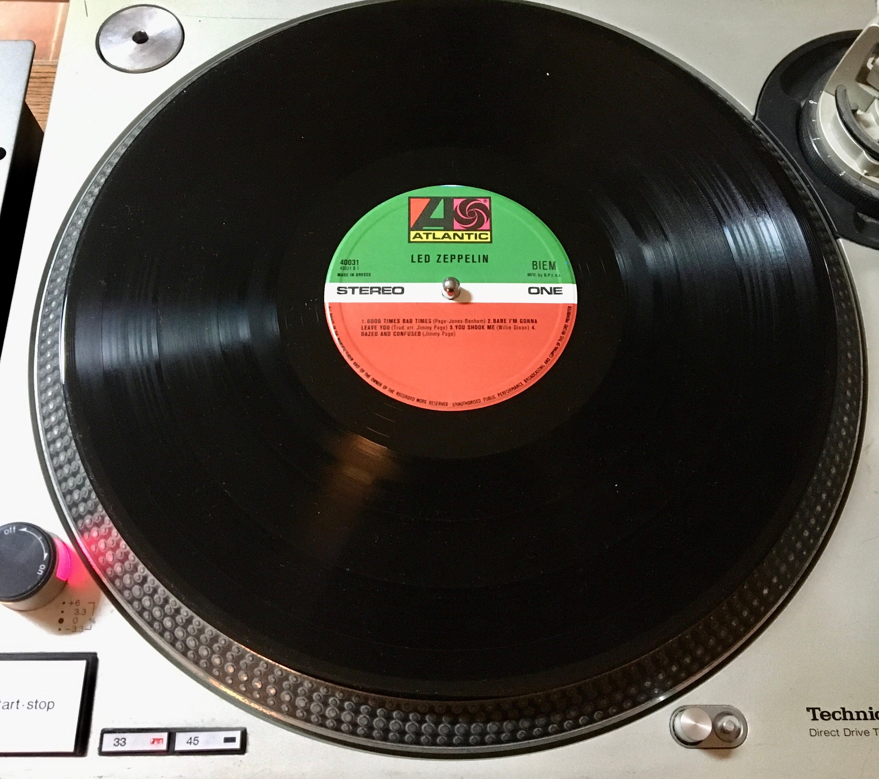 レッド・ツェッペリン LPレコード - レアなギリシャ盤 - Etsy 日本