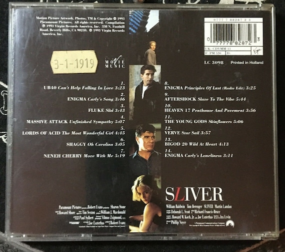 CD - Sliver (music From the Motion Picture) CD, Compilation