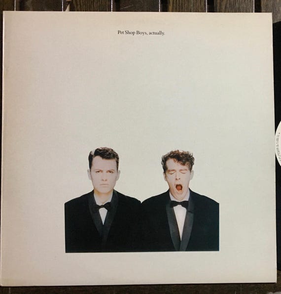 1987 Pet Shop Boys – Actually , Vinyl, LP, Album , Rare Greek