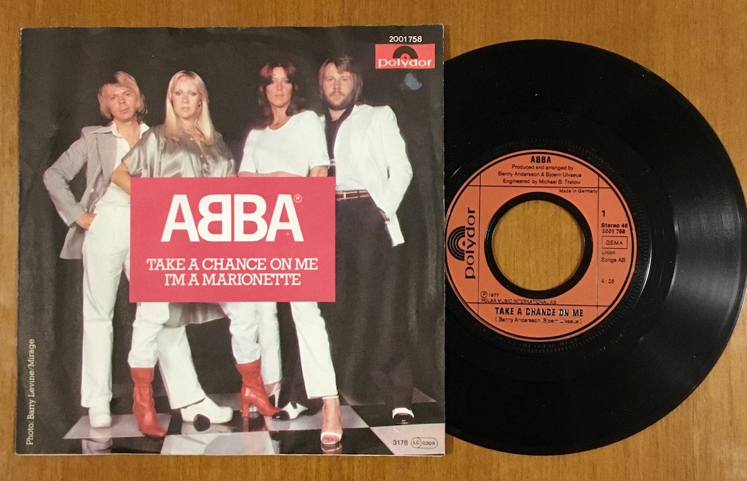 1978 ABBA Take A Chance on Me / I'm A , Vinyl, 7, 45 RPM