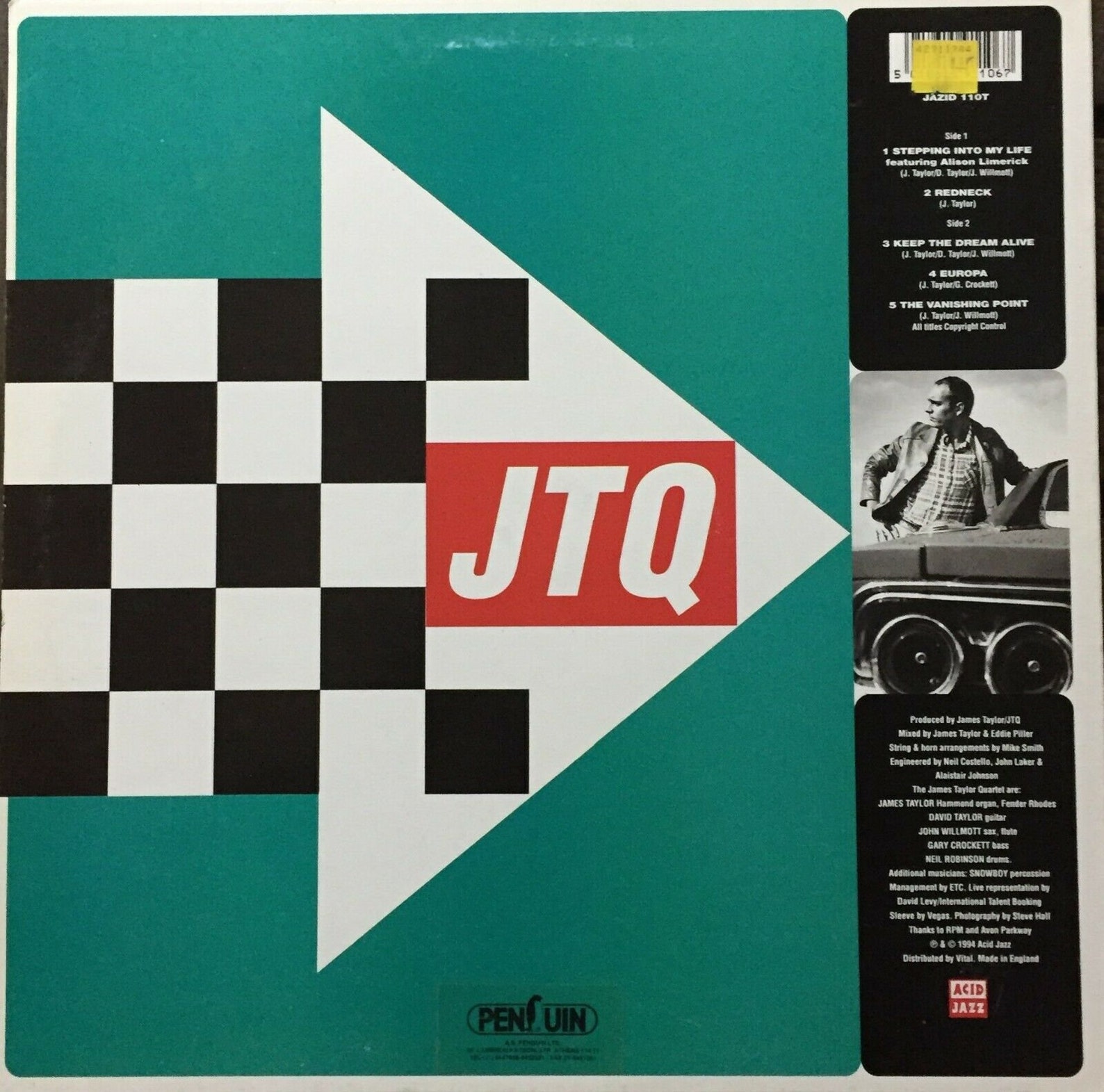 1994 the James Taylor Quartet Extended Play Vinyl 12 Etsy