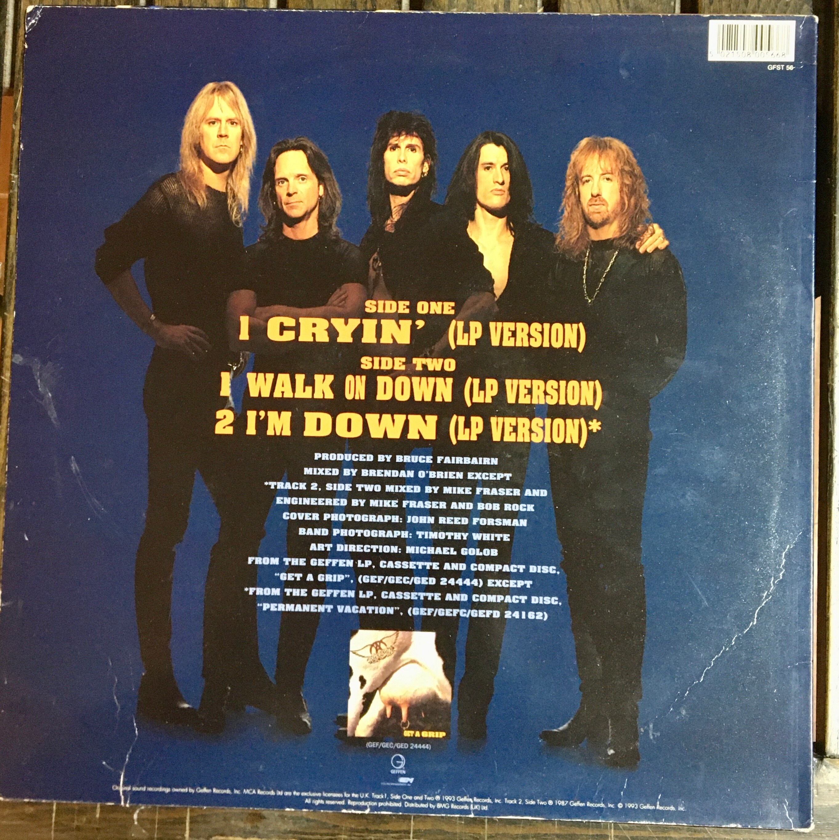 1993 Aerosmith – Cryin' , Vinyl, 12