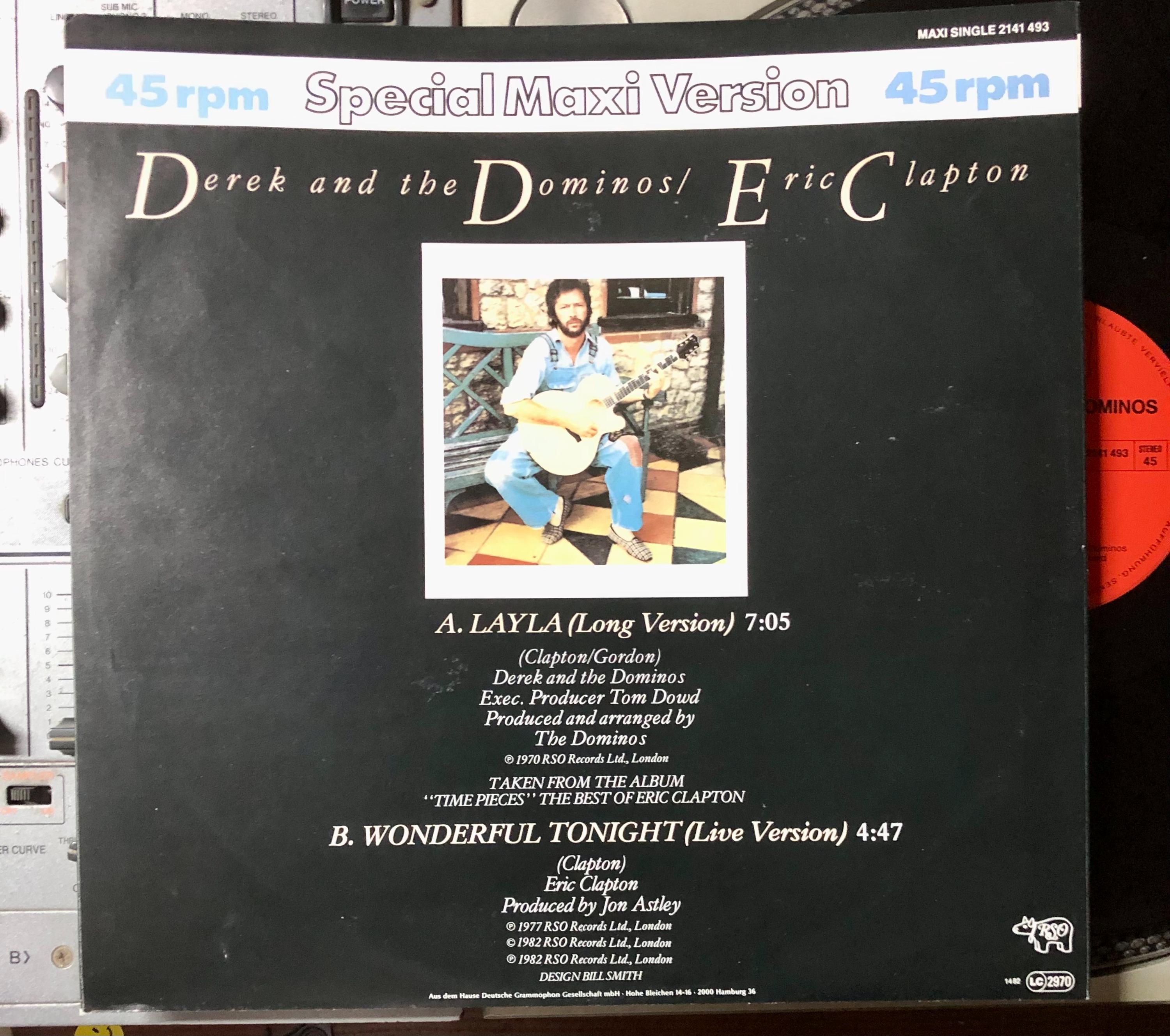 1982 デレク・アンド・ザ・ドミノス / エリック・クラプトン – いとし