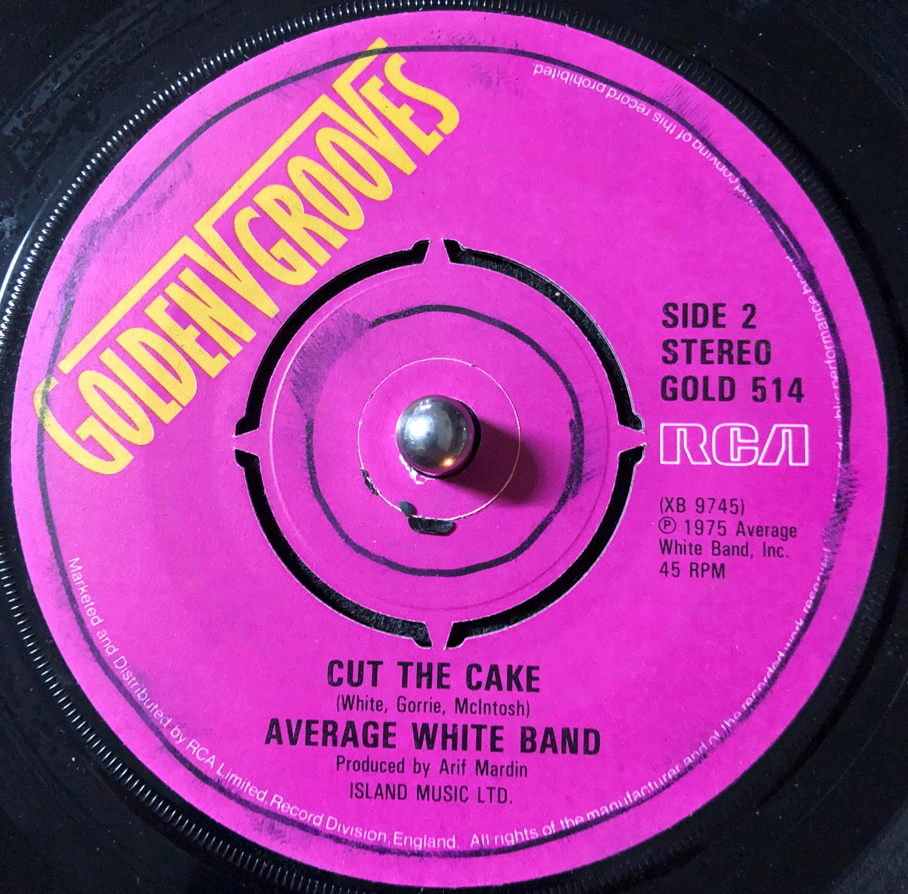 45 Rpm Cake 1981 Average White Band - Pick up the Pieces / Cut the Cake , Vinyl, 7 ...