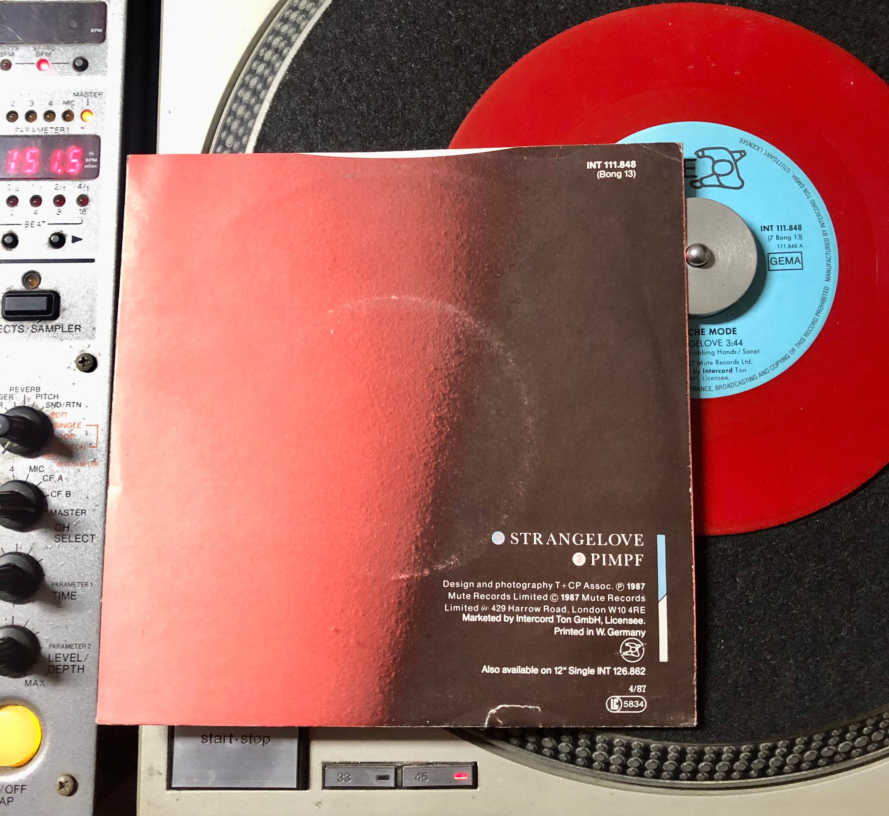 1987 Depeche Mode – Strangelove , Vinyl, 7