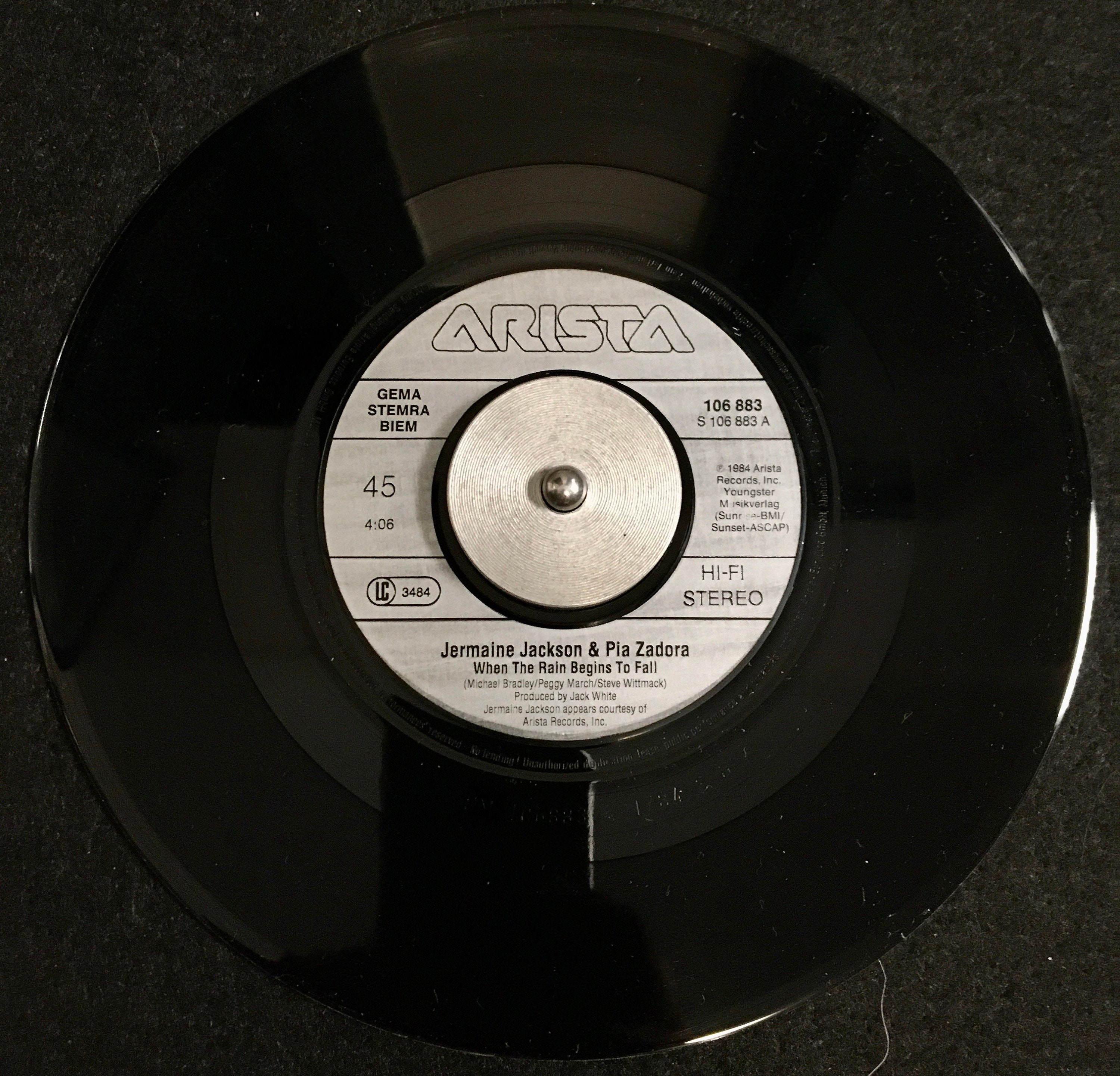 Jermaine Jackson Pia Zadora - When the Rain Begins to Fall - 1984