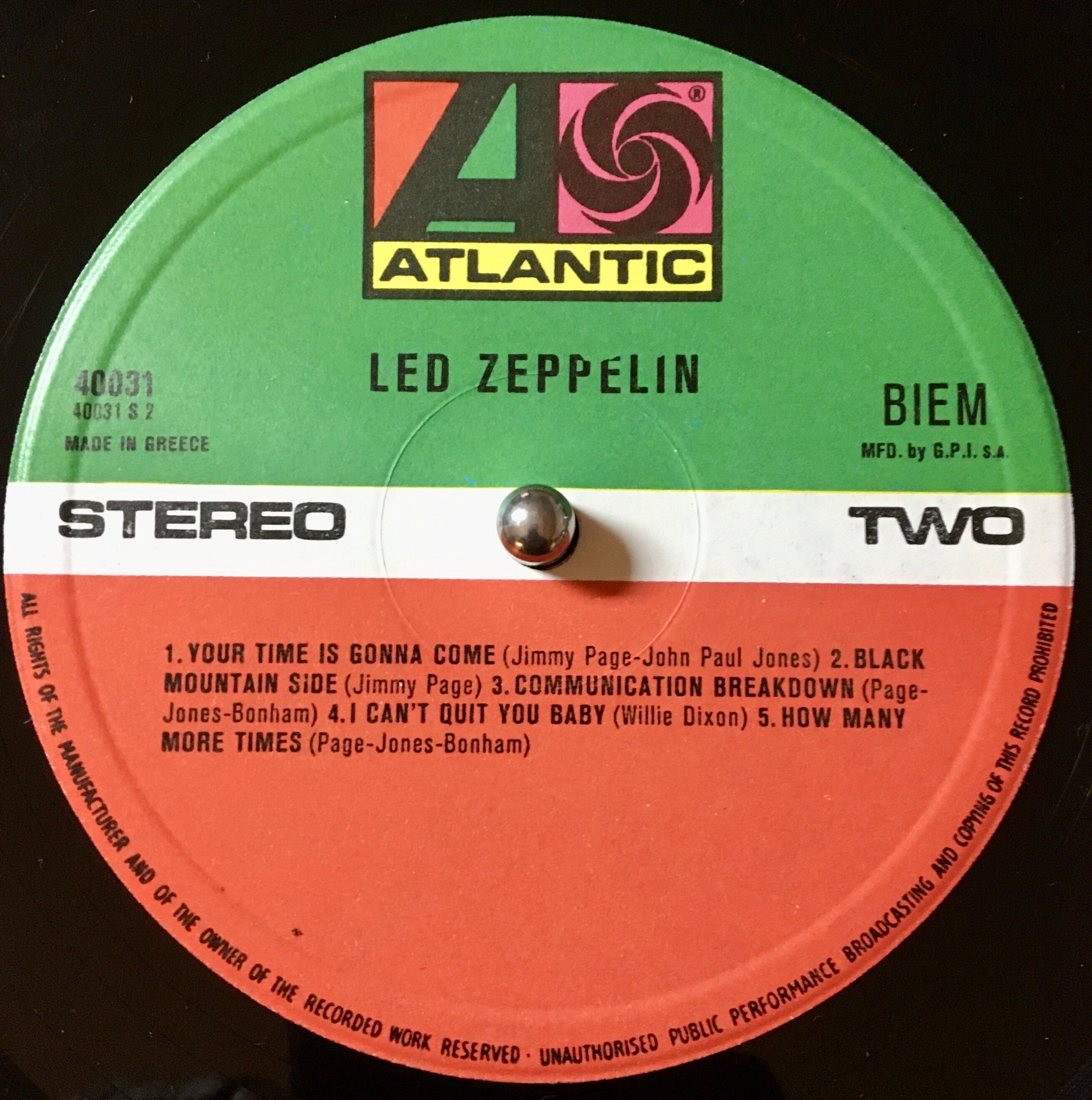 魅力的な価格 レッド・ツェッペリン – レッド・ツェッペリン、レコード、LP 洋楽