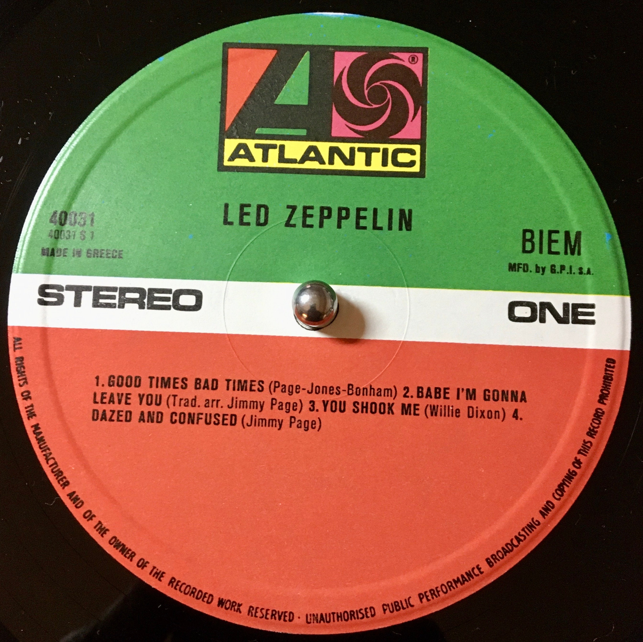 Las mejores ofertas en LED Zeppelin Excelente (EX) discos de vinilo LP de  manga