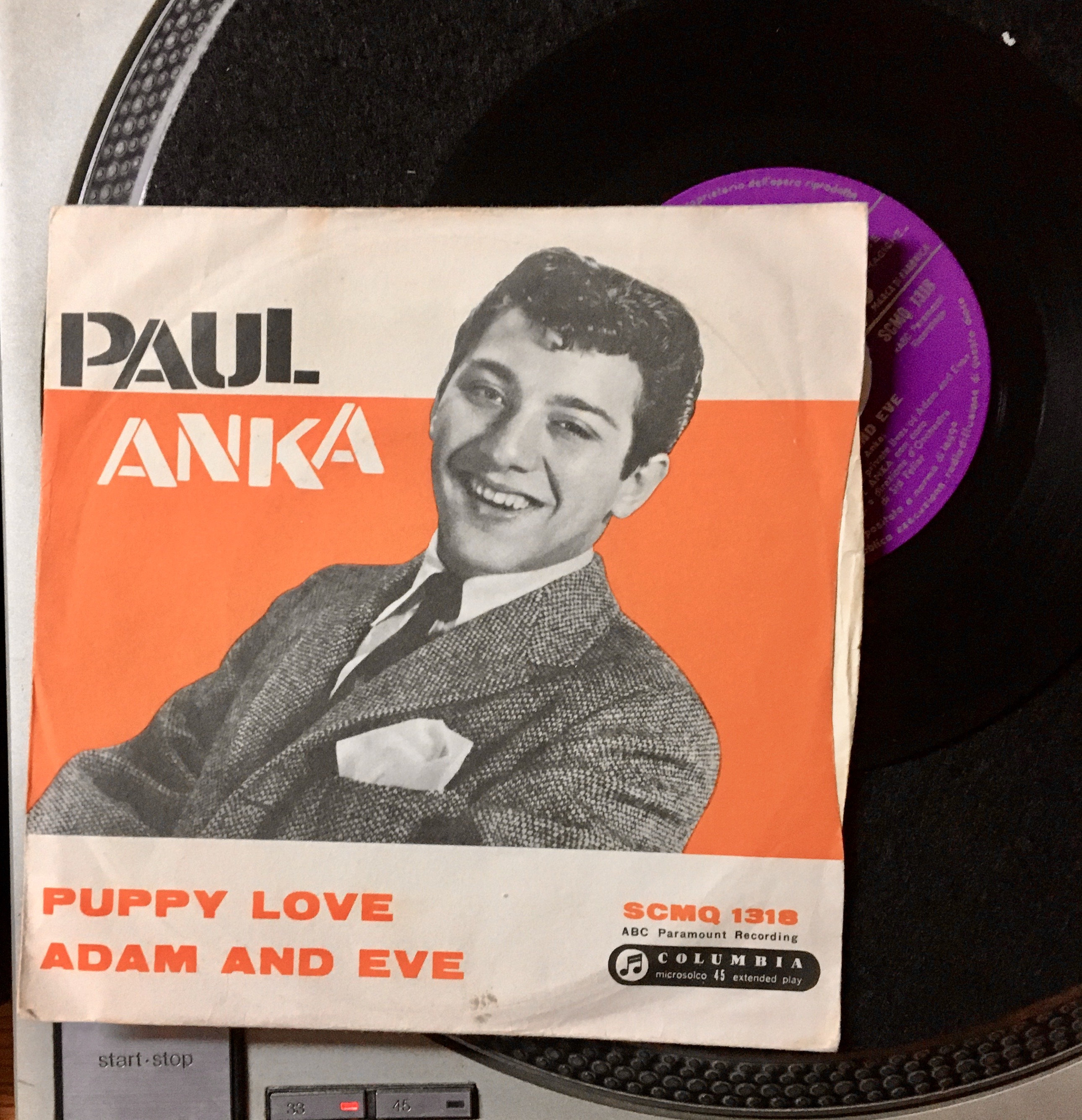 ポール•アンカ「パピー•ラヴ」（EPレコード）