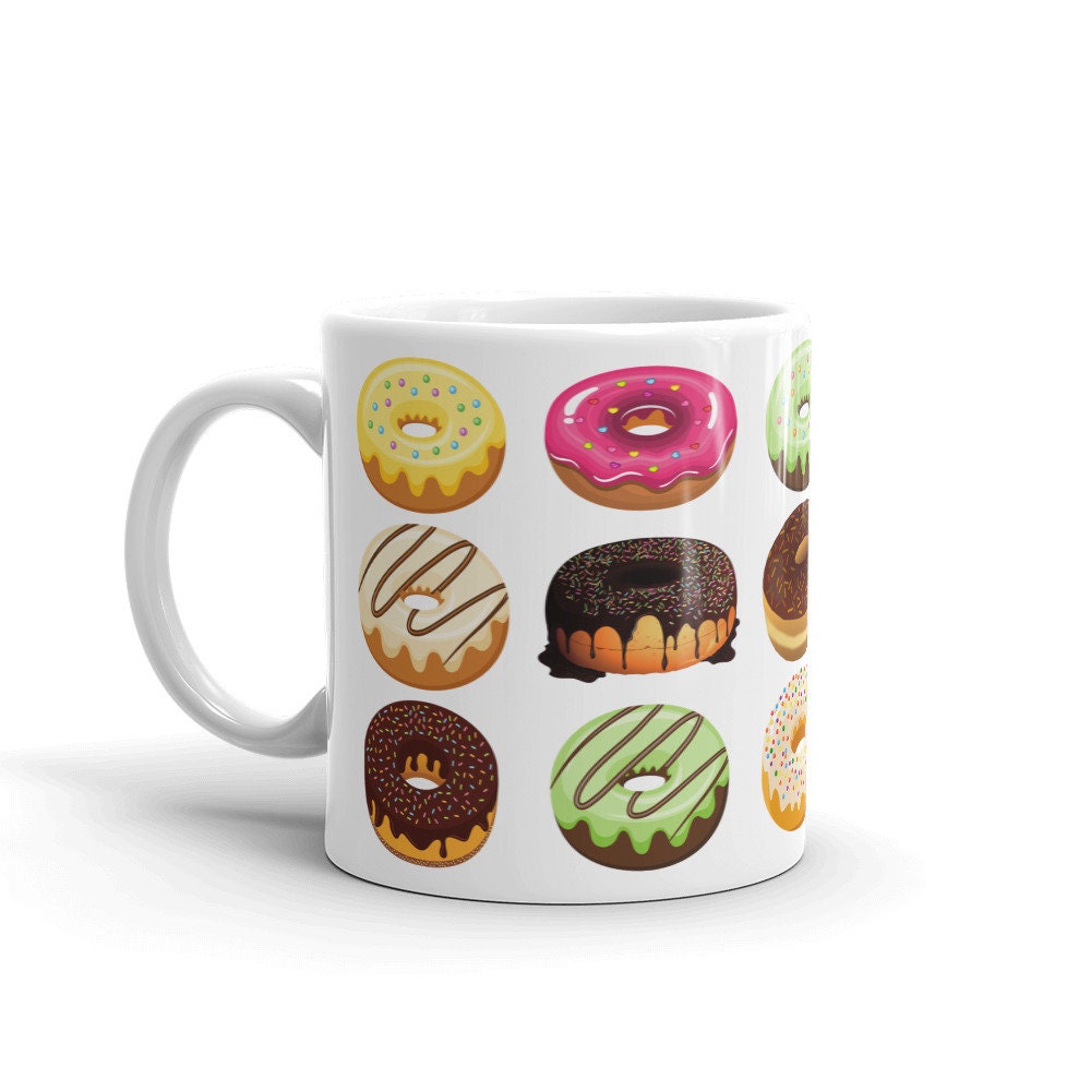 Donuts Coffee Mug Donut Lover Mug Gift Marvelous Donuts Mug Etsy