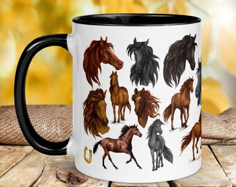 Horse Coffee Mug, Magic Horse Mug, Horse Art Mug, Horse Mug Gift, Horse Lover Mug, Horse Coffee Cup, Horse Lover Gift, Horse Mug, Horse Gift