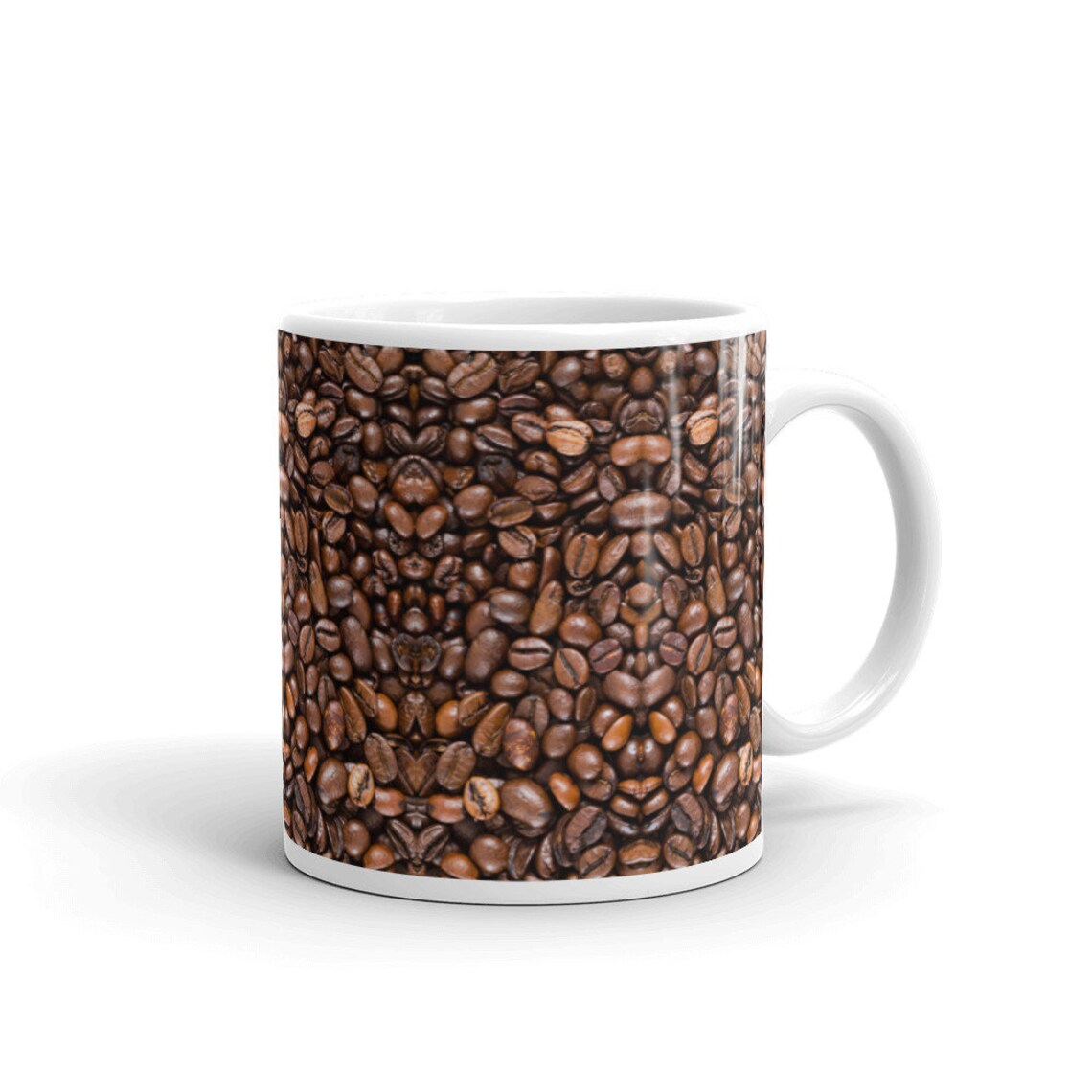 Coffee Beans Mug Coffee Bean Lover Mug Coffee Beans Mug Etsy