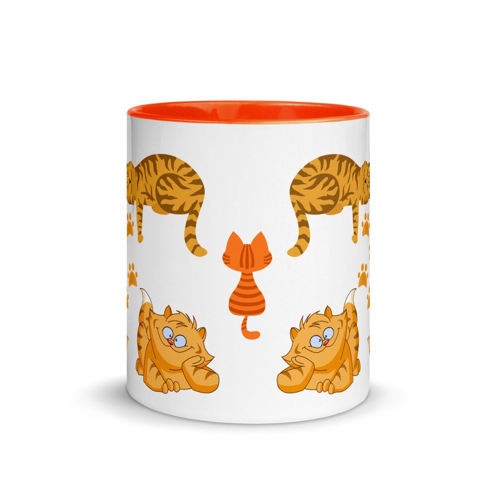 Ginger Cat Coffee Mug Orange Cat Mug Gift Ginger Cat Lover Etsy