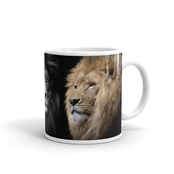 Lions Coffee Tea Mug Lions Mug Gift Lion Lover Mug Gift Etsy