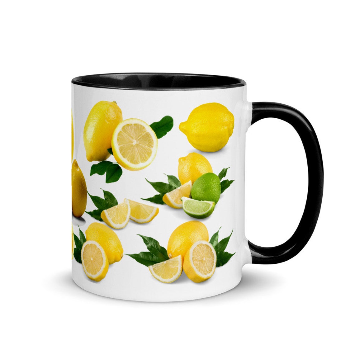 Lemon Coffee Mug Lemon Tea Mug Lemon Lover Mug Gift Fruit Etsy