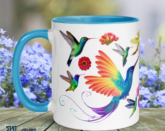 Hummingbird Coffee Mug, Hummingbird Mug Gift, Hummingbird Lover Mug, Hummingbird Lover Gift, Bird Lover Coffee Mug, Hummingbird Gift