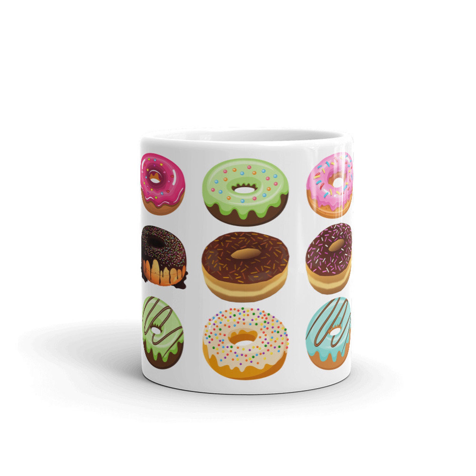 Donuts Coffee Mug Donut Lover Mug Gift Marvelous Donuts Mug Etsy