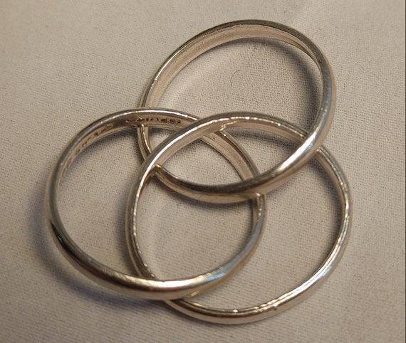 Trio ring sterling silver - image 3