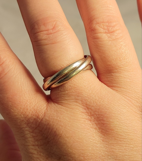 Trio ring sterling silver