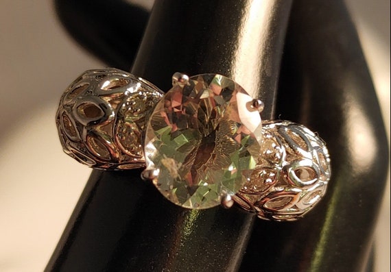 Sterling silver amethyst ring