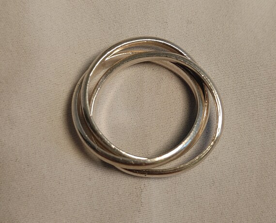 Trio ring sterling silver - image 2
