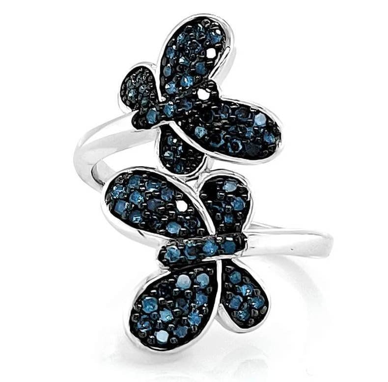 Pandora bedazzling butterfly ring deals