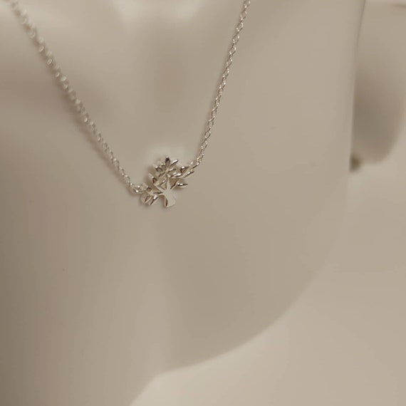 Tiny tree of life sterling silver
