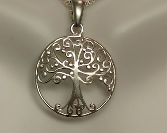 CS-DB Pendants Relying in The Tree Silver Necklaces