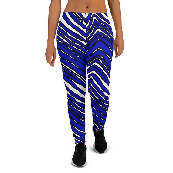 Women's Black & white striped Joggers