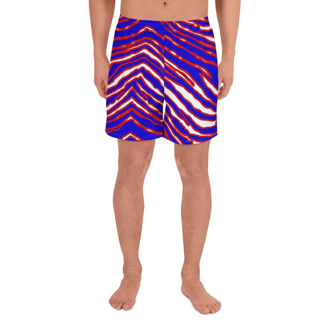 Men's Athletic Buffalo Zubaz Long Shorts/ Swim Trunks Etsy