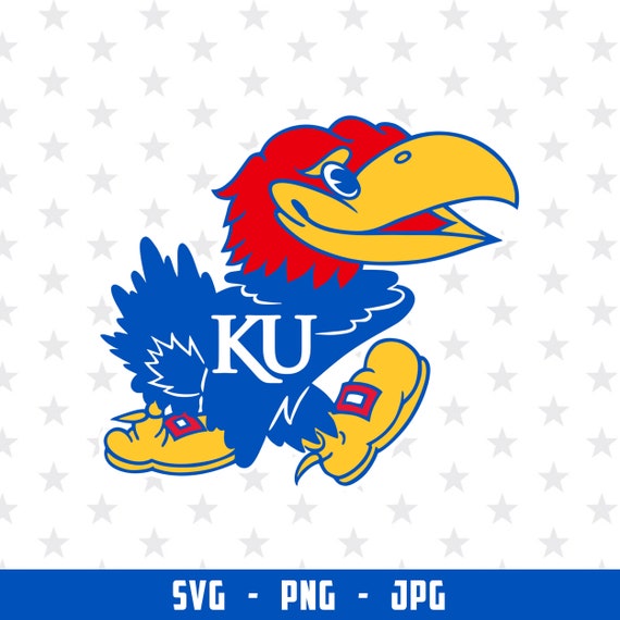 Kansas Jayhawks Logo Svg png jpg NCAA Kansas Jayhawks Logo | Etsy