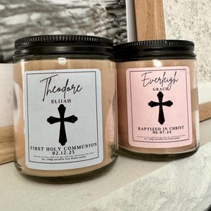 Baptism/Holy Communion Keepsake Gift/Candle