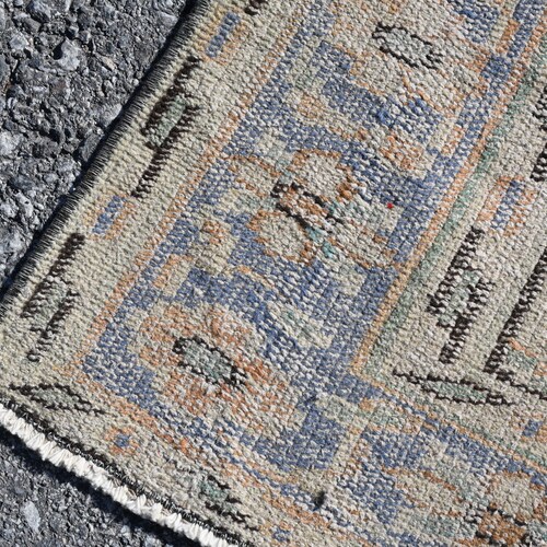 Vintage Rug, Turkish Rug, Area Rug, Oushak Carpet, 58x91 Inches Beige Carpet, Handmade Indoor Rug, Decorative shops Floor Carpet, 1307