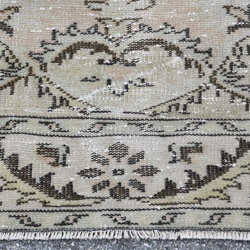 Large Carpet, Turkish Rug, Vintage Rug, Oushak Carpet, 59x101 inches Beige shops Rug, Wool Living Room Rugs, Bohemian Bedroom Rug, 2221