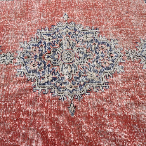 4.8x6.8 ft Area Rugs,Turkish Rug,Vintage Rug,Anatolian Rugs, shops Rugs For Kitchen, Red Oriental Rugs, Vintage Area Rug,