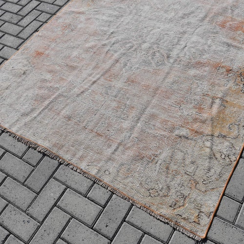 Turkish Rug, Area Rug, shops Vintage Rug, Home Decor Rug, 60x84 inches Beige Carpet, Bohemian Indoor Rugs, Bedroom Rug, 5367