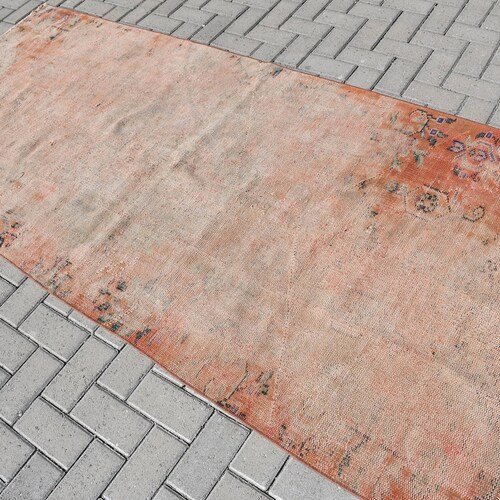 Turkish Rug, Vintage Rug, shops Area Rug, Antique Carpet, 47x100 inches Red Carpet, Wool Indoor Carpet, Tribal Floor Rugs, 5398