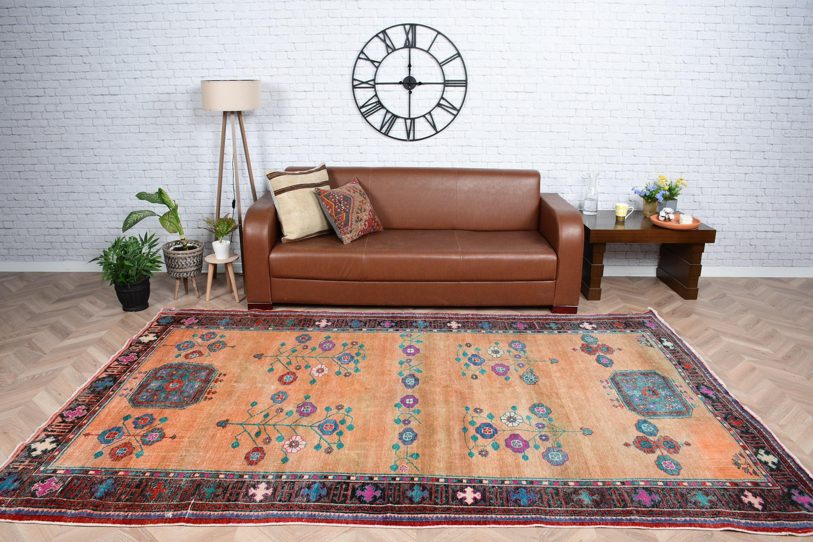 no.105】ヴィンテージ ラグ アンティーク トルコ ラグ 超大判 83×342