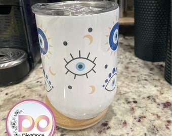 Evil Eye wine Cup / Evil eye coffee cup /  Turk eye